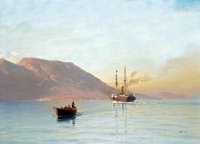 Л.Ф. Лагорио. Ялтинский залив. 1881г.